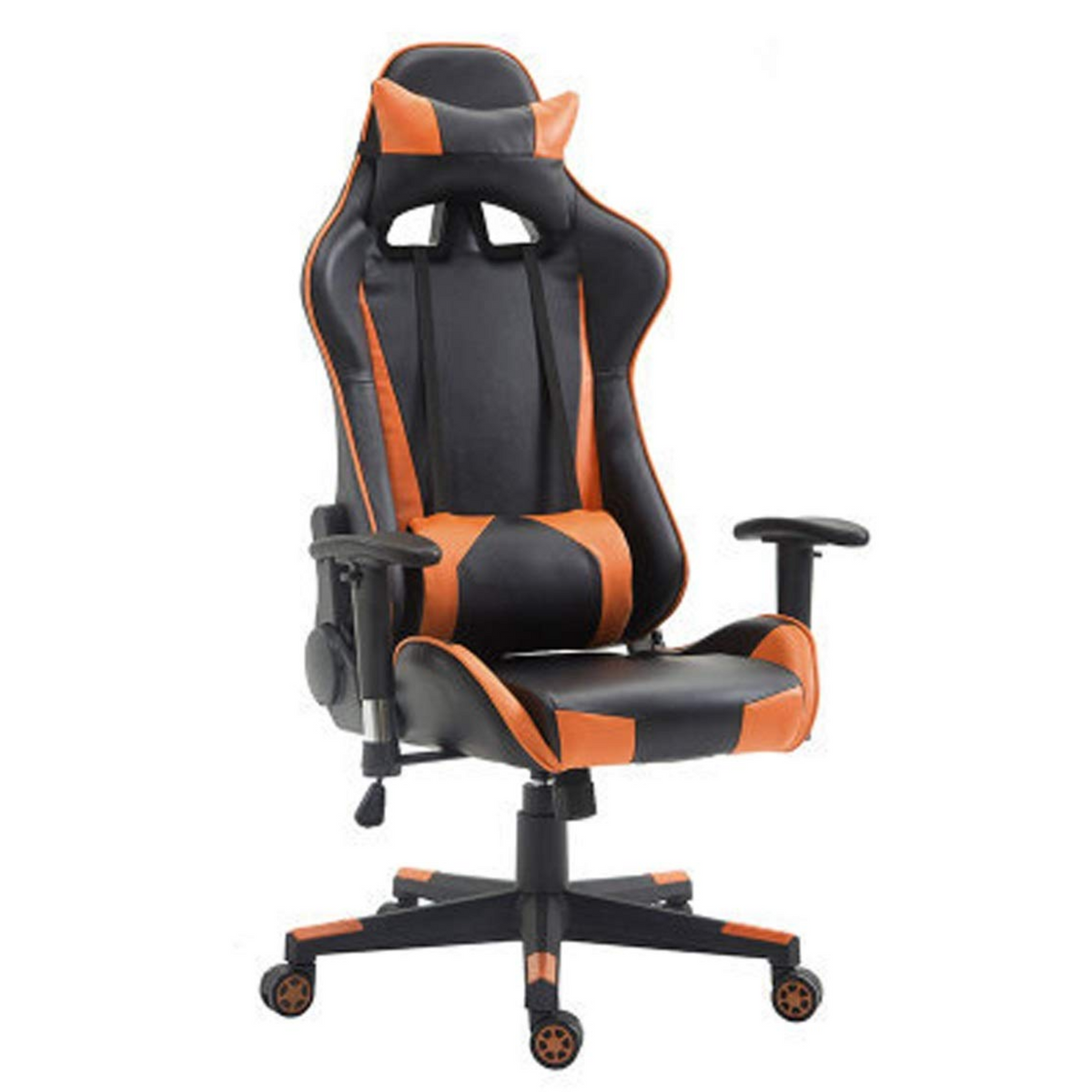Ergonomic Racing Gaming Chair – Adjustable Reclining Design with Pillow